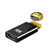 DisplayPort to HDMI 変換アダプタ 4K対応 変換ケーブル DP-HDMIアダプター ディスプレイポート変換アダプタ DP TO HDMI DP-HDMI変換コネクター ディスプレイオス-HDMIメス DP-HDMI変換コネクター 4K対応 Windows11対応