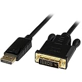 StarTech.com DisplayPort - DVIアクティブケーブル 91cm ディスプレイポート(オス)-DVI-D (オス) 変換ケーブル 1920x1200 DP2DVIMM3BS