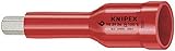 クニペックス KNIPEX 9839-06 (3/8SQ)絶縁ヘキサゴンソケット 1000V