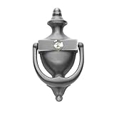 Baldwin 0103.150 Colonial Door Knocker with Observ-o-scope, Satin Nickel [並行輸入品]