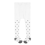 ベイビーガールズボーイズコットンスターズタイツストッキングレギンスホワイト2-4歳