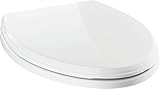 Delta Faucet 810901-WH Wycliffe Elongated Standard Close Toilet Seat, White [並行輸入品]