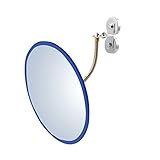 信栄物産 防犯ミラー室内用　ﾏｸﾞﾈｯﾄﾀｲﾌﾟ 丸型　310φ　枠：青 ＃H-30M-BL