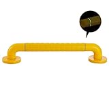 バスルームセーフ手すりバスタブトイレトイレトイレノンスリップハンドルステンレススチール障害者高齢者 ( 色 : イエロー いえろ゜ , サイズ さいず : 48 cm )