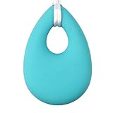 Deeyee Baby Silicone Teething Nursing Necklace Jewelry - BPA Free and FDA Approved - Angel Tear - Bl