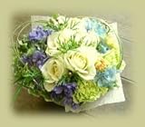白バラの花束【BFM】