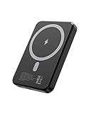 YOLANESS Magoland 5000mAh コンパクト モバイルバッテリー マグネット式ワイヤレス充電対応 マグネット式 ワイヤレス