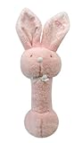 Stephan Baby Fuzzy Bunnie Rattle, Pastel Pink by Stephan Baby [並行輸入品]