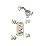 Moen KSPKI-SB-263BN Kingsley Vertical Spa Kit with Shower, Head, Arm, and Flange, Brushed Nickel by 
