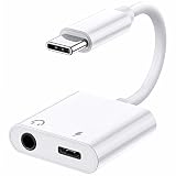 [3.5mmオーディオ + USB-C充電アダプター]USB Type C to 3.5mm変換アダプター 2in1 3A急速充電対応 オーディオ 変換 アダプター 高耐久 変換イヤホンジャック 急速充電同時音楽を聴く Android/Pad /iphone17/galaxy s25/pixel9などType C機器に適用 音声通話