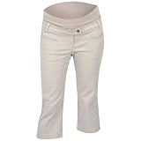 JoJo Maman Bebeジョジョママンベベ(イギリス)/Twill Cropped Trousersツイルクロップドマタニティトラウザー/サイズ10/Stone/B4027STO10/167