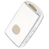 [OFFCURVE] 新型 CX8 CX5 CX30 適合 CX60 CX-30 CX-8 ロードスター キーケース キーカバー キーシェル 新型 マツダ 専用 スマートキーケース (Silver White)