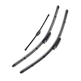 ボーンレスワイパー 3個/セットフロントリアテールゲートワイパーブレードにとってSE＆AT用Ex＆eo用 ST 2013 2012 2011 2010 2009 2008 22 "22" 13 "