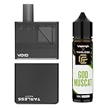 TARLESS NEXT VOID スターターセット 選べるリキッド (Vapenginリキッド 60ml, GOD MUSCAT(ゴッドマスカット))