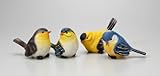 森の小鳥 置物 M 4個セット