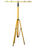 3.0m 取り付け最大5台タイプ LED投光器用三脚 132cm～300cm 伸縮タイプ LEDワークライトを高所から照射する LEDスタンド