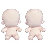 HAMILO 人形ボディ 本体 ぬいぐるみ ハンドメイド用 素体 着せ替え 約20cm 2点セット (骨格パーツなし)