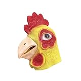 面白い コスプレ マスク 変装マスク リアル 人間面白いマスク アニマルマスク かぶりもの 被り物 仮面 お面 変装 怪人 マスク コスプレ リアル ゴム製 ハロウィン 小道具撮影 小道具 グッズ 仮面 仮装 文化祭 宴会 アニマルマスク コスチューム パーティー コスプレ マスク (鶏の頭)