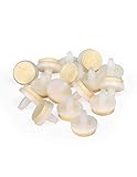 7 / 8 "ホワイトフェルトステムGlides 7/8" DIAMETER F-INVFSGWHI7/8IN12PC