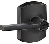 Schlage Lock Company F51ALAT716GRW Latitude Keyed Entry F51A Panic Proof Door Lever with Greenw, Age