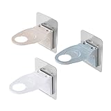 B blesiya 3pcsシンプルな壁シャンプーラックSticky壁フックバスルームシャワージェルフックキッチン液体石鹸ホルダーラック多機能ボトルハンガー