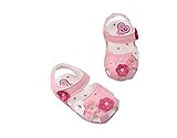 LAZA 可愛い ベビー 女の子 サンダル つま先 保護 お花 おしゃれ きれいめ 子供 各サイズ 夏 水泳 海 女児 (内寸13cm)
