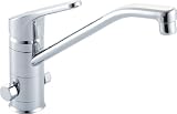 LIXIL(リクシル) INAX キッチン用水栓金具 シングルレバー混合水栓(分岐口付) クロマーレ(エコハンドル) SF-HB420SYXB