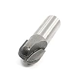 uxcell U溝ルータービット　ルータービット　丸いルータービット　 U溝ビット　メタル製　カーペンター　木製作業　シャンク　丸いノースビット