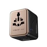【さらに小型化・PD35W】MOMAX 海外 変換プラグ PD 35W GaN 急速充電 7台同時充電 3*USB-C PD & 2*USB-A QC &2*ACコンセント 2個AC差込口 C/BF/O/Aタイプ マルチ変換プラグ 全世界対応 ヨーロッパ/イギリス/アメリカ/オーストラリア 旅行用 universal adapter 旅行便利グッズ