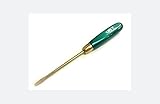 ドイツ製　木柄　マイナスドライバー　幅4.5ｍｍ　107-3　青