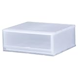 日本製 収納ケース 収納チェスト PLUST PHOTO（プラスト フォト） PH5101 (51cm幅 1段, クリア)