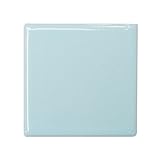 シール付き DIYタイル ピーシーズ［しかく］/1枚単位販売/みずいろ/Z3K