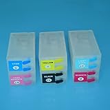 プリンターの付属品 PJIC1-PJIC6 PP100 詰め替えインクカートリッジ チップリセッター付き エプソン PP-100 PP100N PP100AP プリンター対応