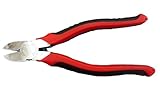 エスコ 194mm電工ニッパー(グリップ・バネ付/薄刃) EA536RH-175