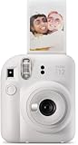 富士フイルム Instax Mini 12 インスタントカメラ - クレイホワイト