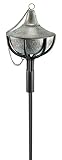 Good Directions 202CHV1-C Yard and Garden Torch with Medium Oil Lamp and 60-Inch Pole, Hammered Blue