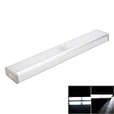 LEDセンサーライト 10LED 自動点灯 両面テープ 電池式 人感センサー 取付簡単 昼光色