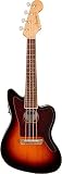 Fender フェンダー ウクレレ Fullerton Jazzmaster® Uke, Walnut Fingerboard, Tortoiseshell Pickguard, 3-Color Sunburst ソフトケース付き