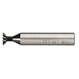 Dovewill 全9サイズ　精密　研削材　ダブテールカッター　エンドミルフライスハイス　10〜35ミリメートル　 45度　鋼 - 10mm