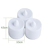 careshineのセット24 LED照明付きちらつきキャンドルスタイルグラデーション色Flameless Candles withリモートコントロール