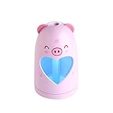 Rio Fusion新型ミニ萌え外見て車載加湿器超シズネUSB給電ポータブルマルチカラー夜ランプ省エネ加湿器卓上空焚き防止家庭用スチーム車載空気清浄機 (ピンク) [並行輸入品]