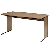 R・Fヤマカワ ワーキングデスク W1400×D700×H700mm GZWD-1470 ウォルナットB