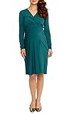 ロージーポープ トップス ワンピース Rosie Pope Wrap Maternity Dress Emerald [並行輸入品]
