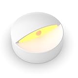 LEDセンサーライト 人感センサーライトワイヤレス 多用途 感知式 6LED 貼り付け式 電池式 (電球色)