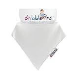 ドリブルアドオン白いよだれかけ (Sock Ons) (x 2) - Dribble Ons White Bib (Pack of 2) [並行輸入品]