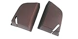 Volvo 240 244 Rear Seat Belt Cover Set Brown New Reproduction 1294750 1294751 by Swedish Car Parts