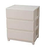 JEJ デコニー チェスト 3段 幅54 ワイド ホワイト DCNW-3(WH)