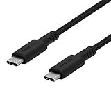 オウルテック USB Type-C to C ケーブル 充電＆データ転送 最大100W(20V/5A) PD対応 やわらかくて断線に強い 1m ブラック OWL-CBKGPCC10-BK