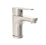 Symmons sls-6710-stn-1.5 Identity単一穴single-handleバスルーム蛇口でサテンニッケル