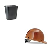 kitmsa475395rcp295600bk – Valueキット – Safety Works Skullgard保護ハード帽子( msa475395 )とrubbermaid-blackソフト成